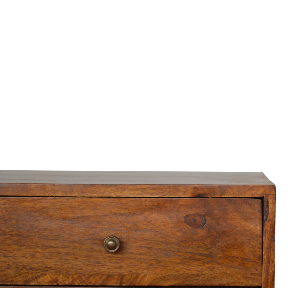 Carved Chestnut 2 Drawer Sideboard with Drawer