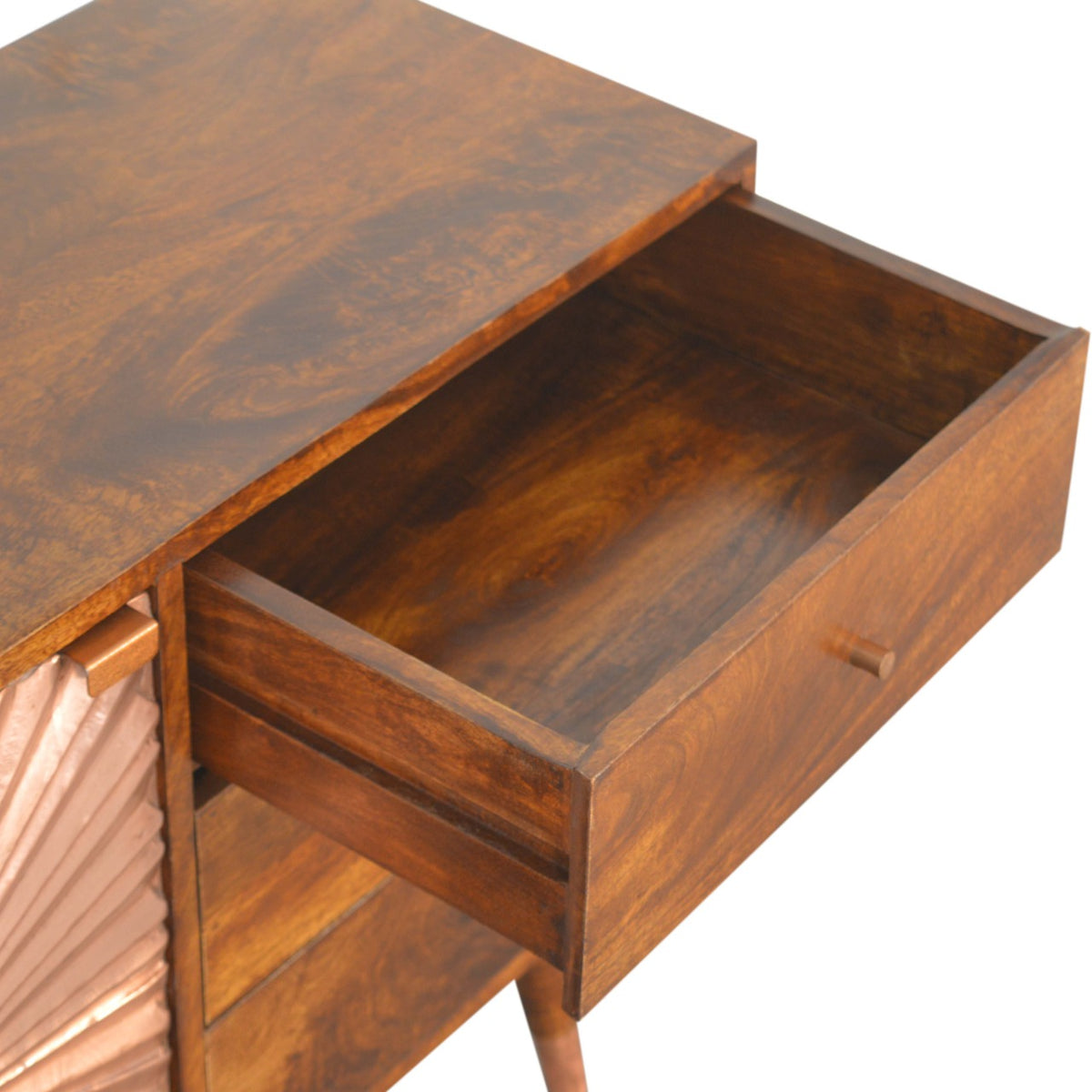 Manila Copper Mango Wood Sideboard with Drawers