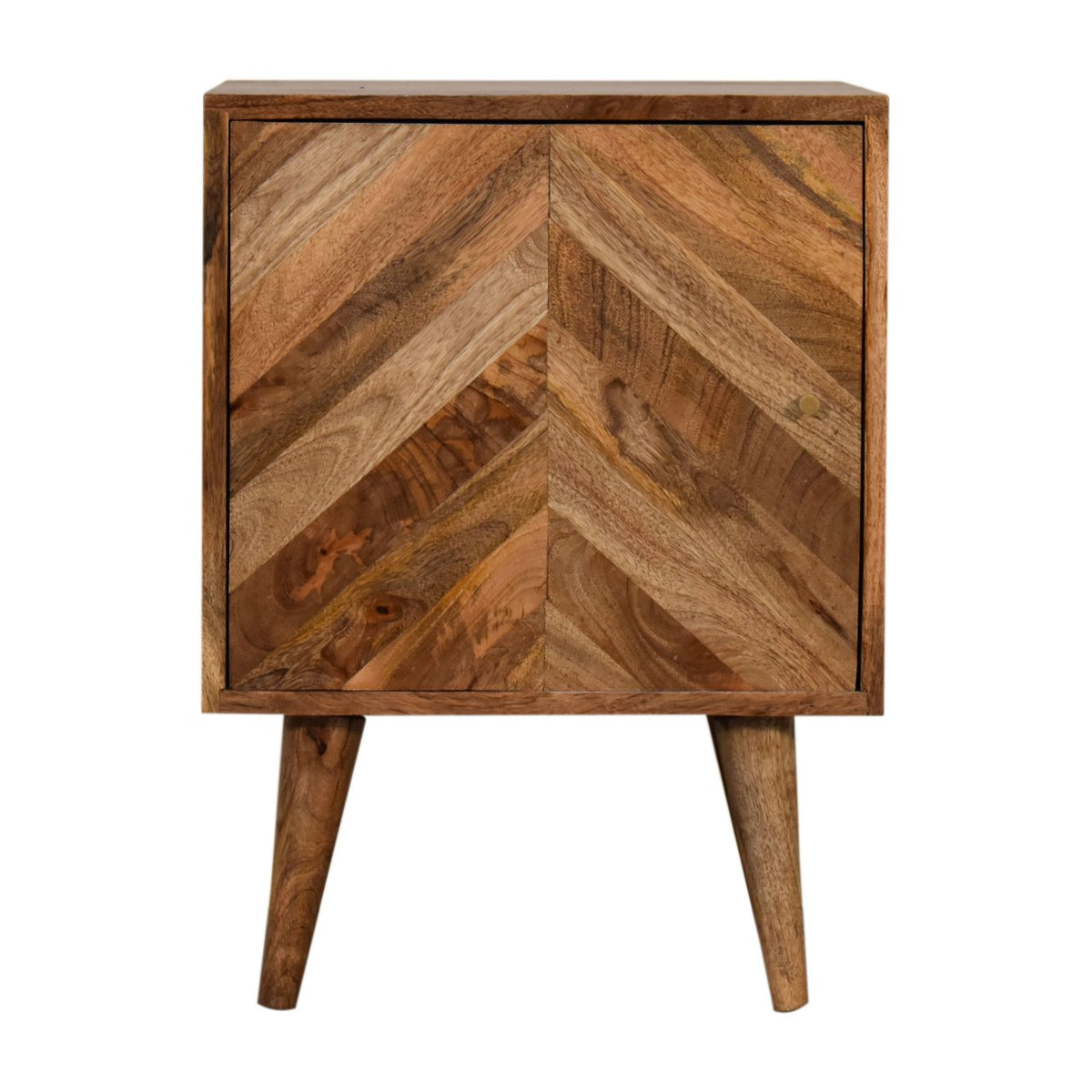 Muna 2 Door Mango Wood Bedside Table