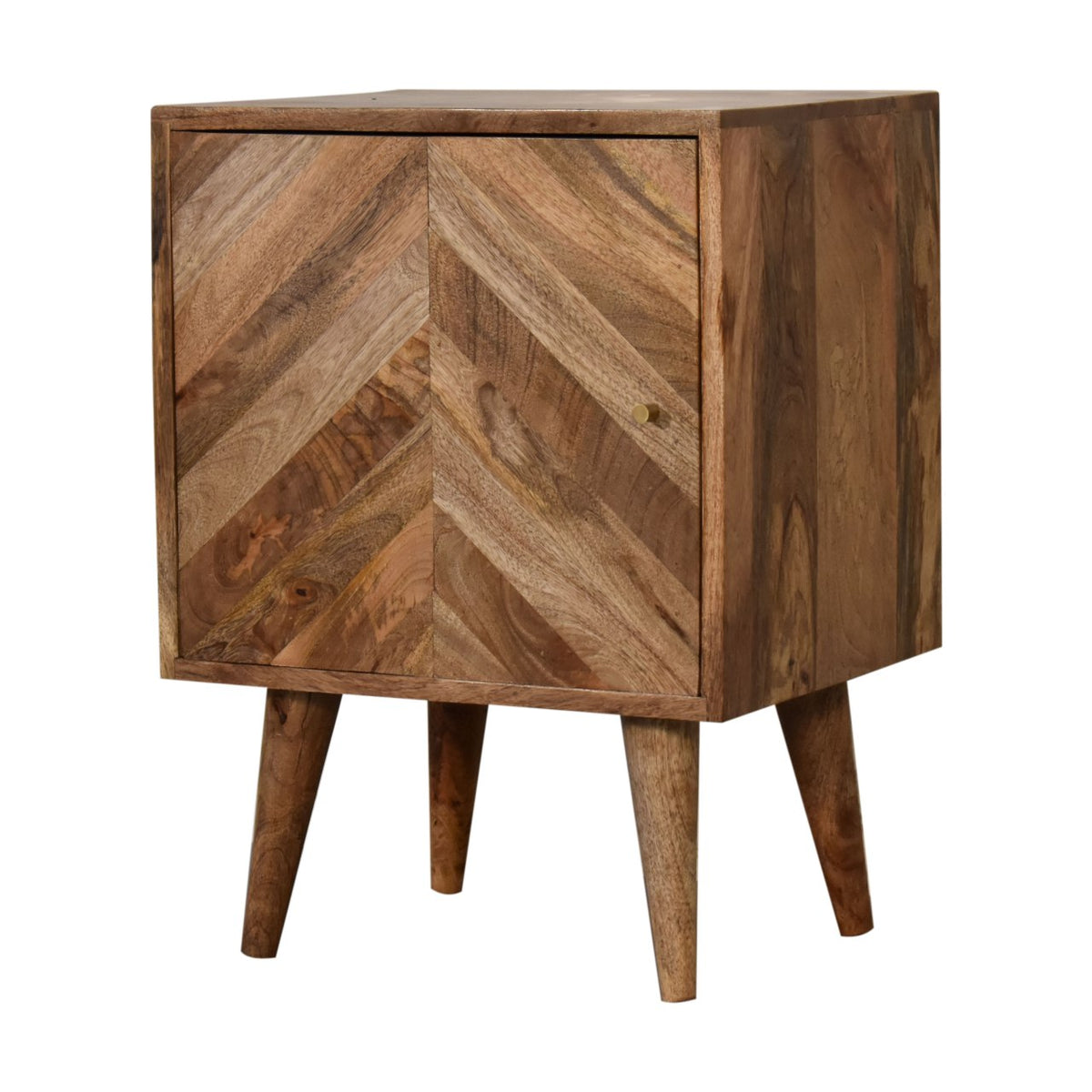 Muna 2 Door Mango Wood Bedside Table