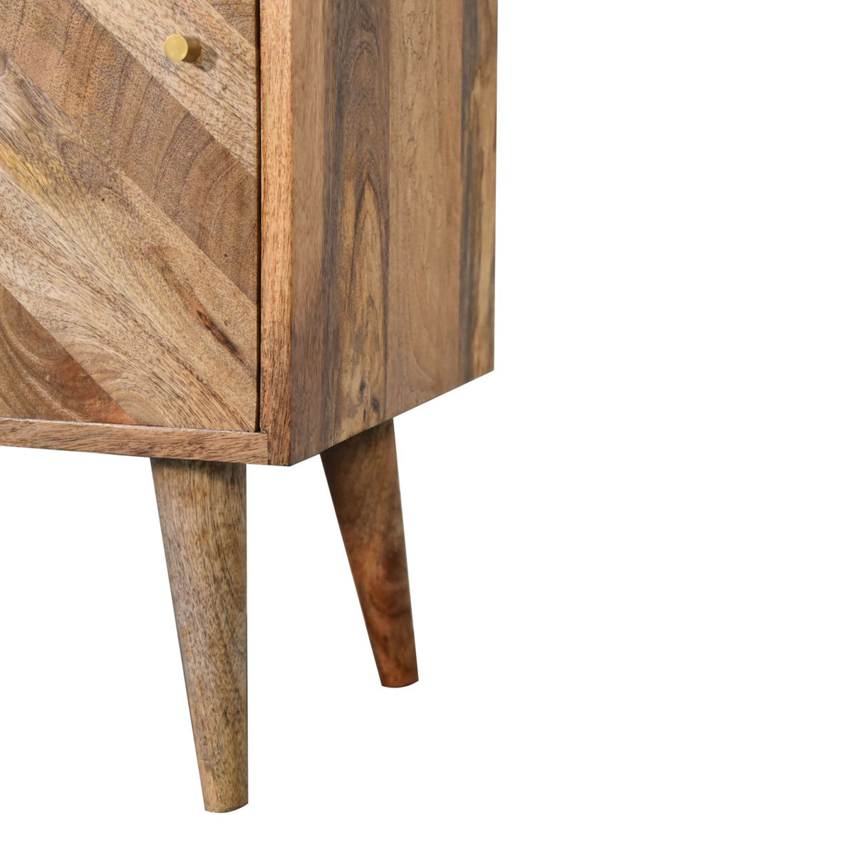 Muna 2 Door Mango Wood Bedside Table