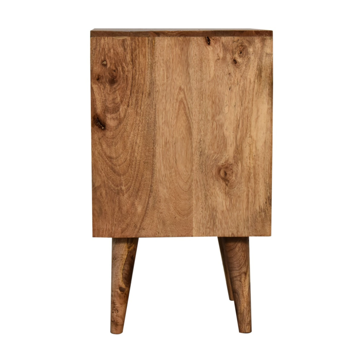 Muna 2 Door Mango Wood Bedside Table