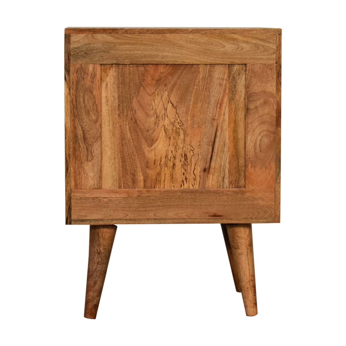 Muna 2 Door Mango Wood Bedside Table