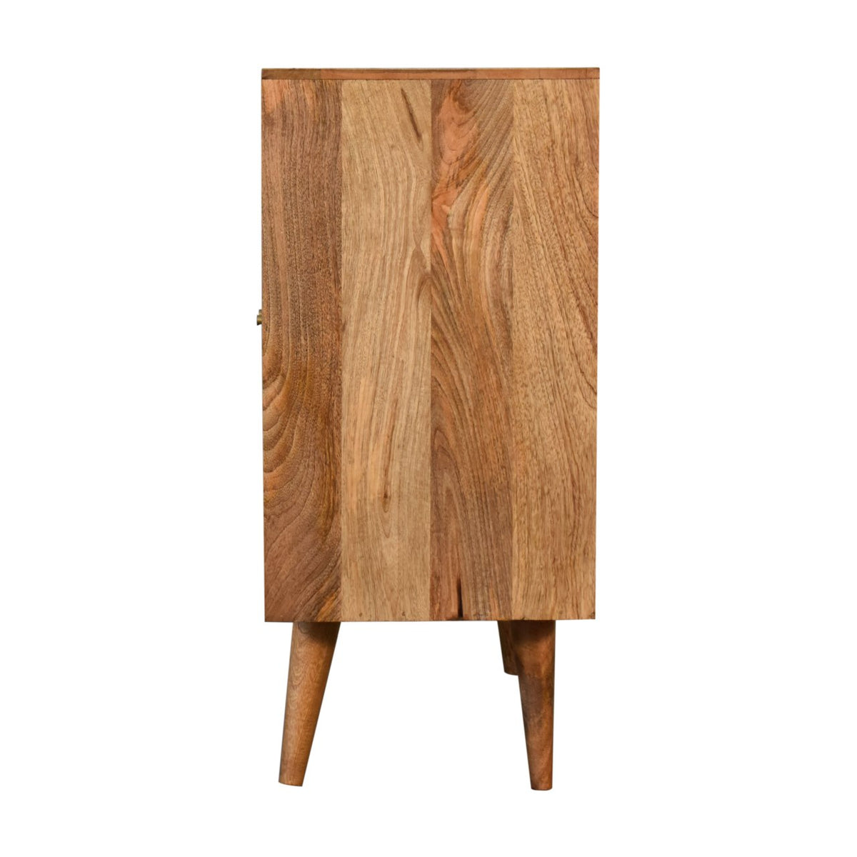 Muna Herringbone Mango Wood Sideboard Cabinet