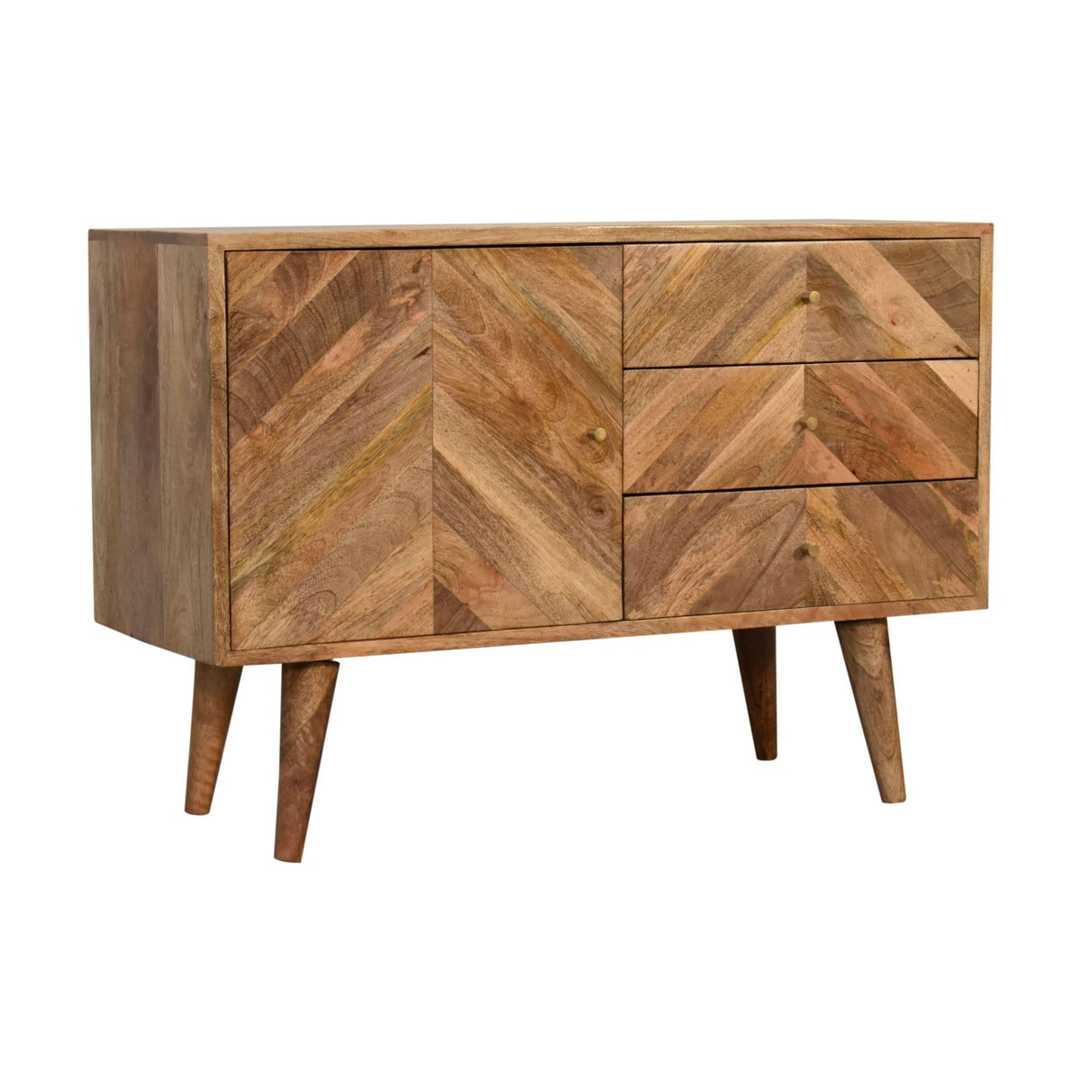 Muna Mango Wood Sideboard with Drawers