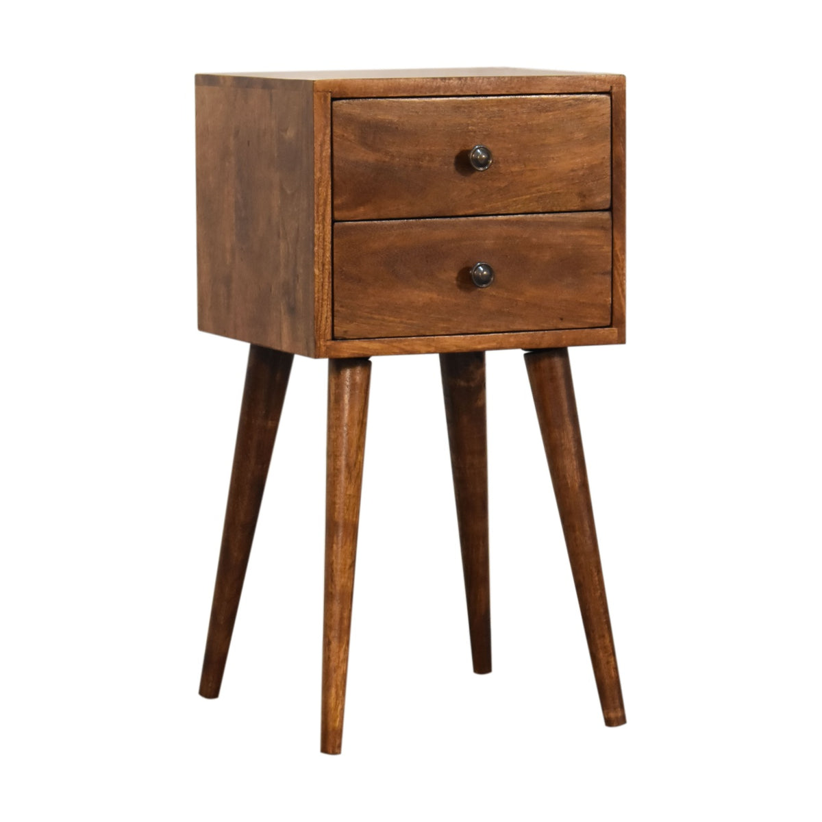 Mini 2 Drawer Chestnut Mango Bedside