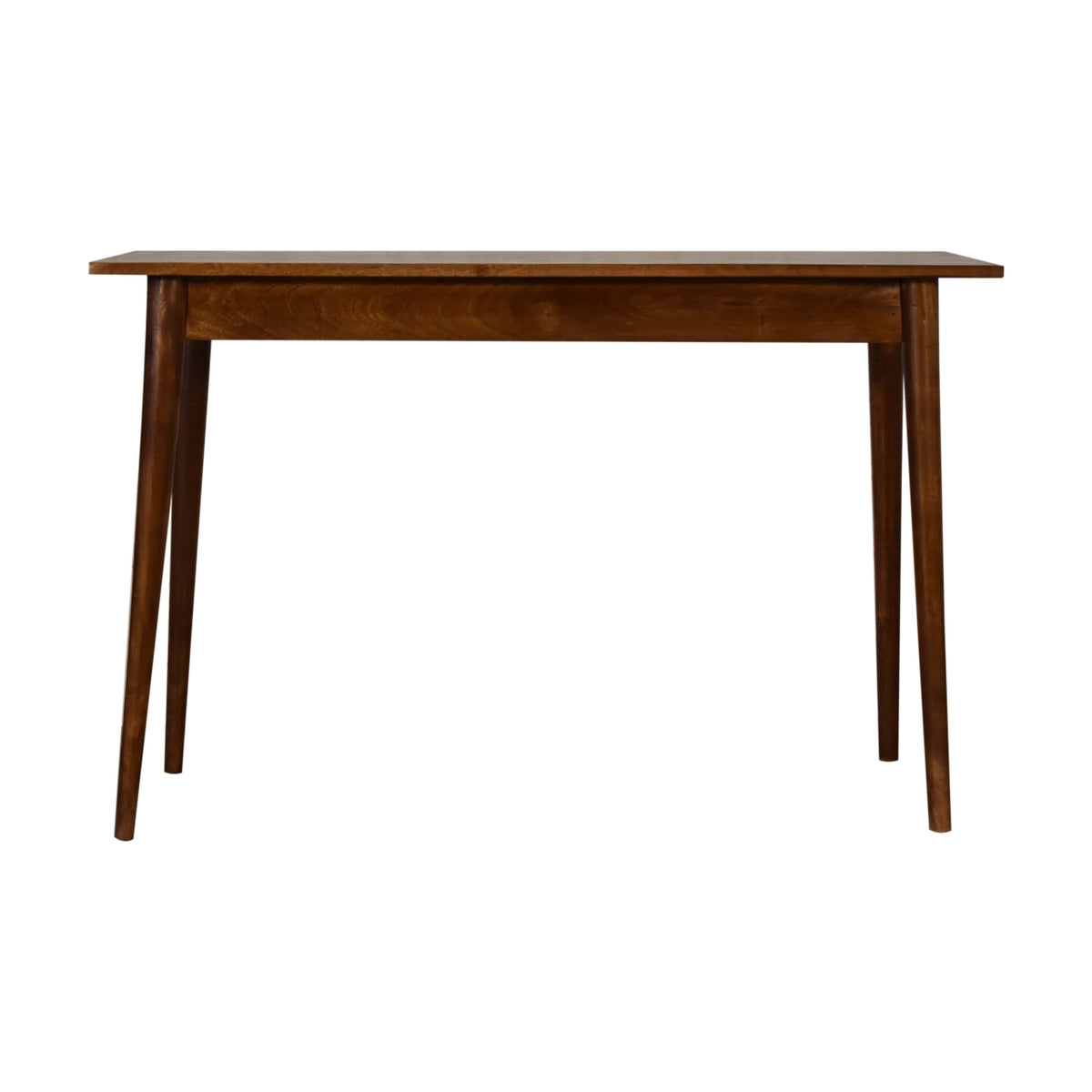 2 Drawer Mango Wood Chestnut Desk Table