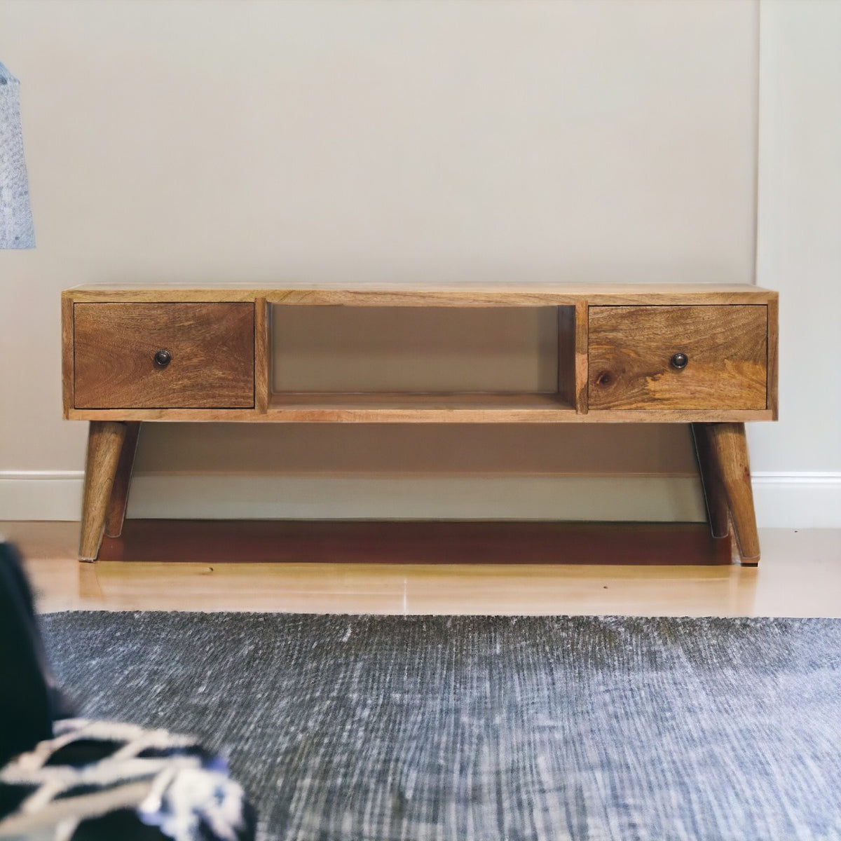 Classic Oak-ish Mango Wood Coffee Table