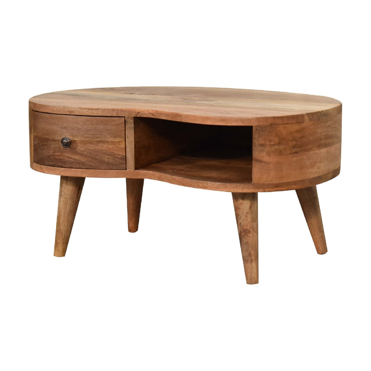 Wave Small Mango Wood Coffee Table