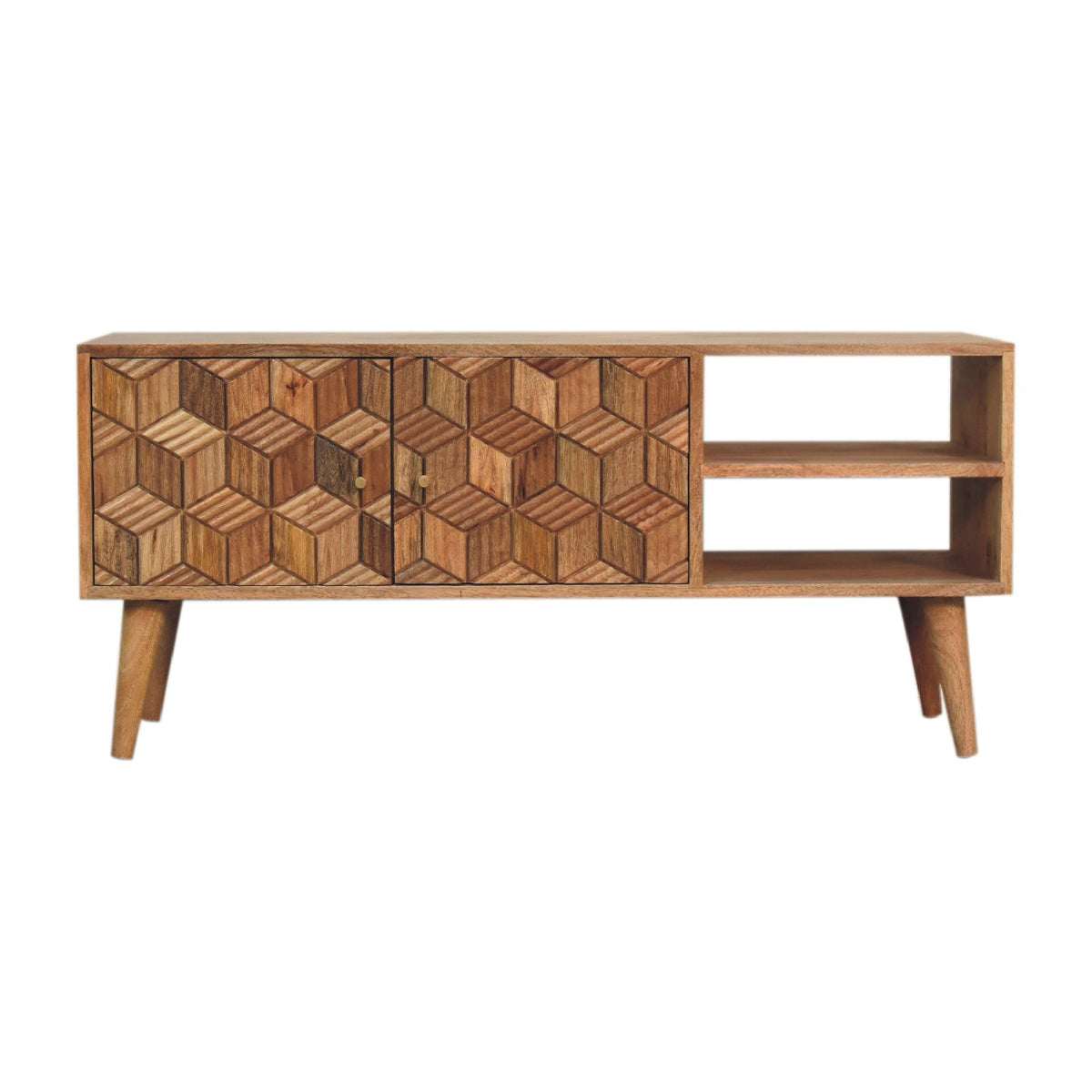 Cubana Mango Wood TV Stand Media Unit