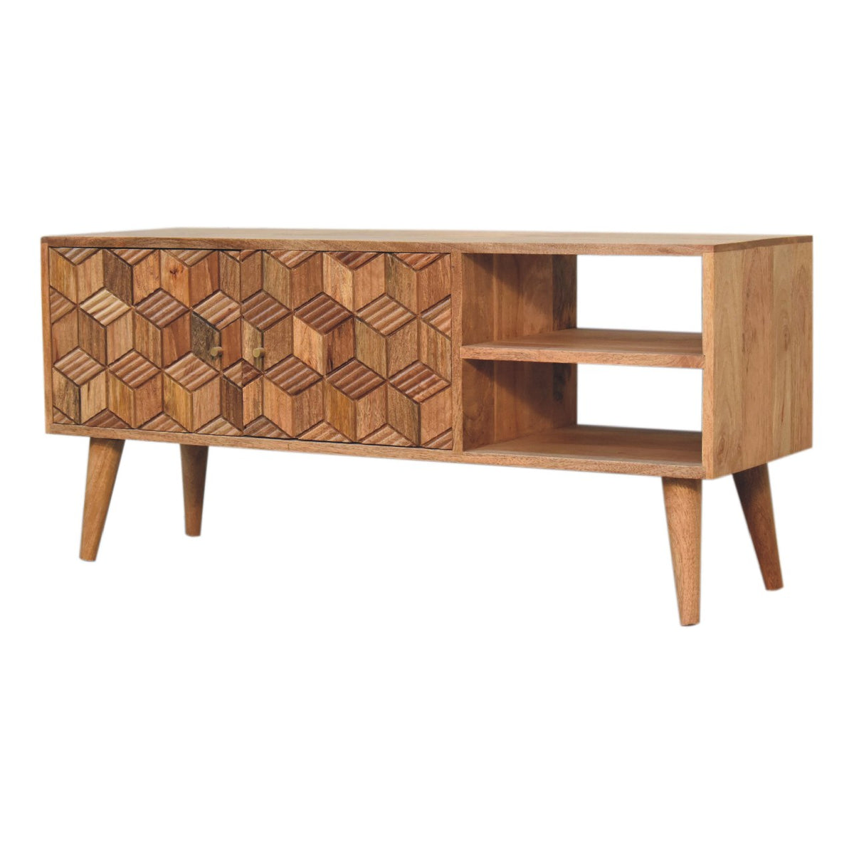 Cubana Mango Wood TV Stand Media Unit