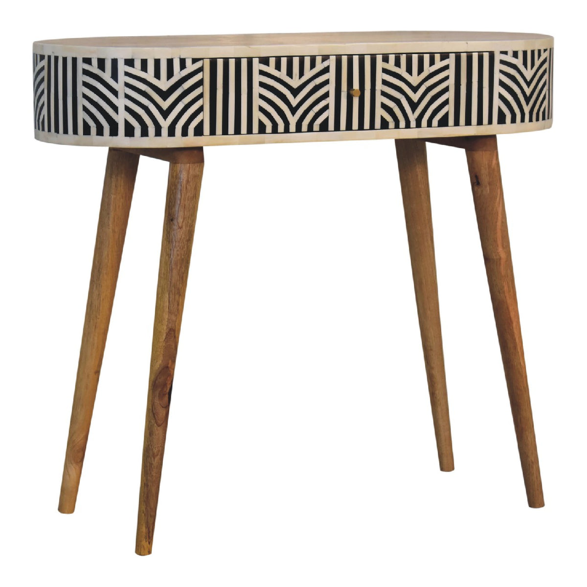 Edessa Bone Inlay Console Table Mango Wood