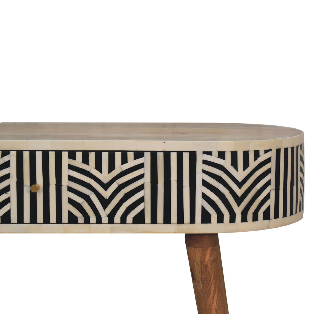 Edessa Bone Inlay Console Table Mango Wood