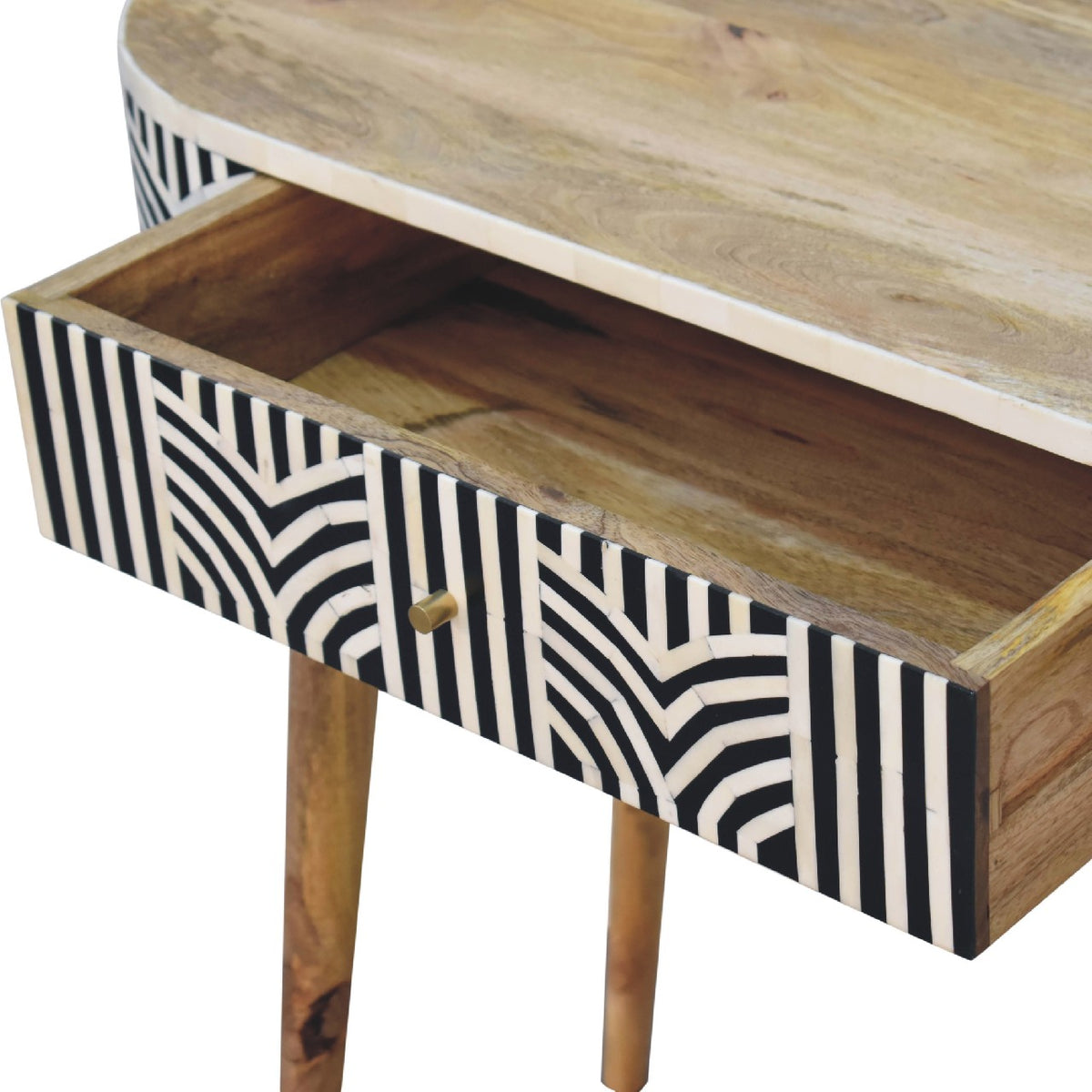 Edessa Bone Inlay Console Table Mango Wood