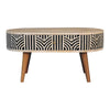 Edessa Bone Inlay Mango Wood Coffee Table