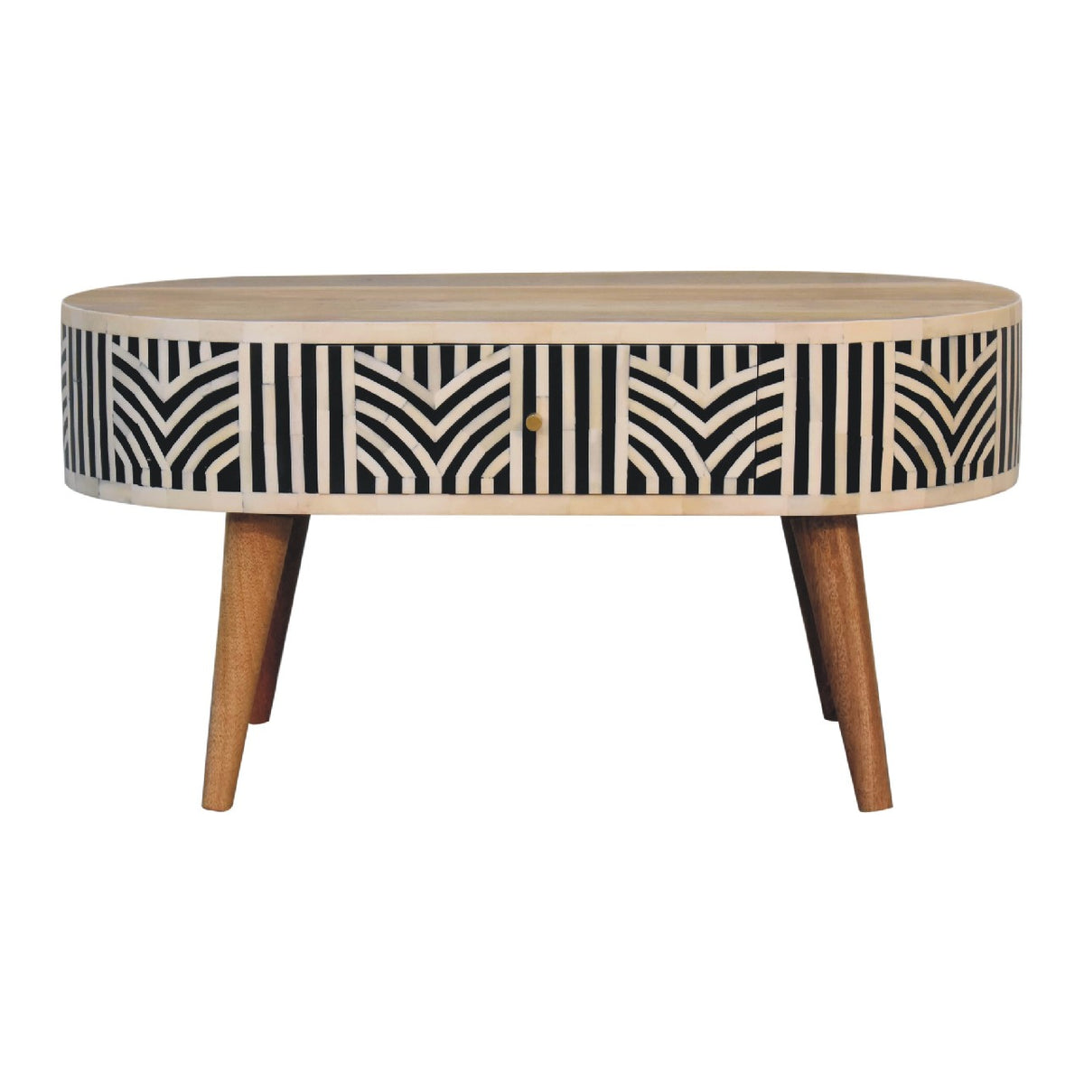 Edessa Bone Inlay Mango Wood Coffee Table