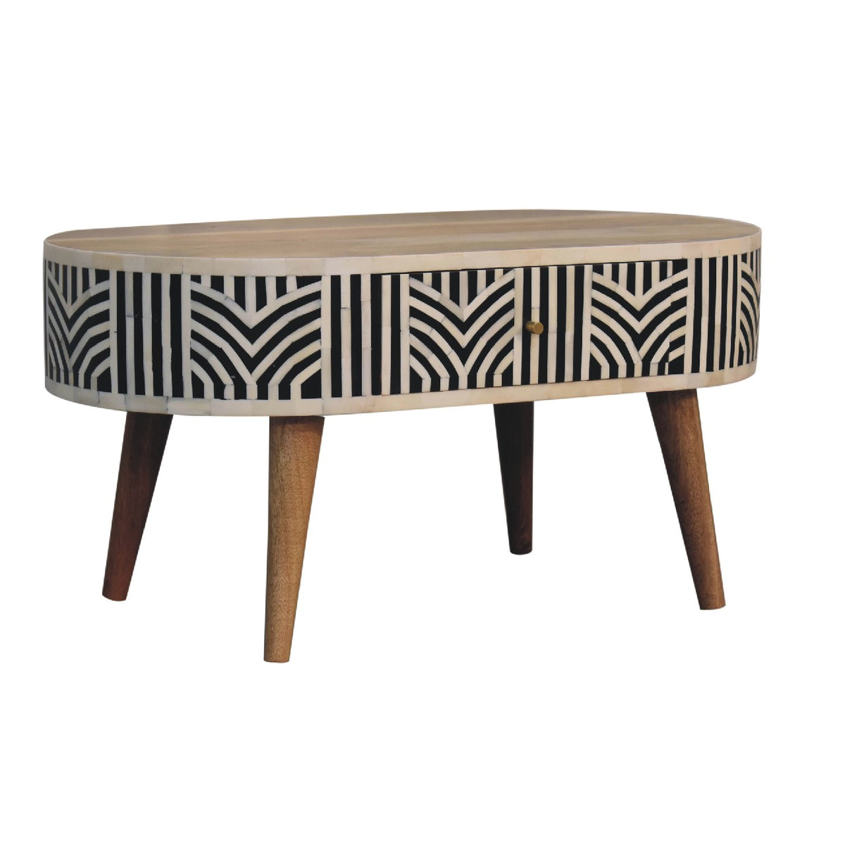 Edessa Bone Inlay Mango Wood Coffee Table