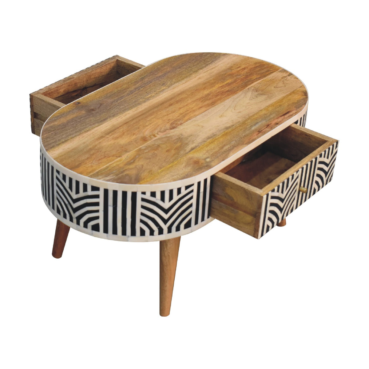 Edessa Bone Inlay Mango Wood Coffee Table