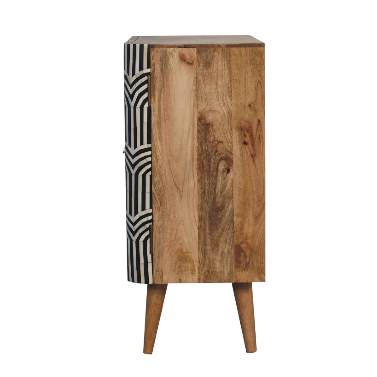 Edessa Mango Wood Bone Inlay 2 Door Sideboard Cabinet