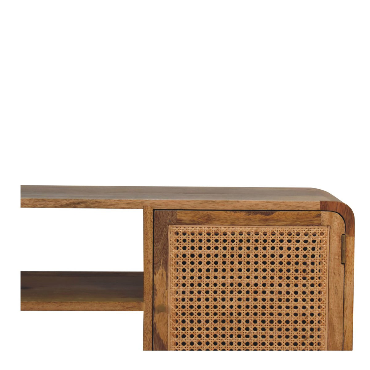 Larrisa Rattan & Mango Wood TV Media Unit