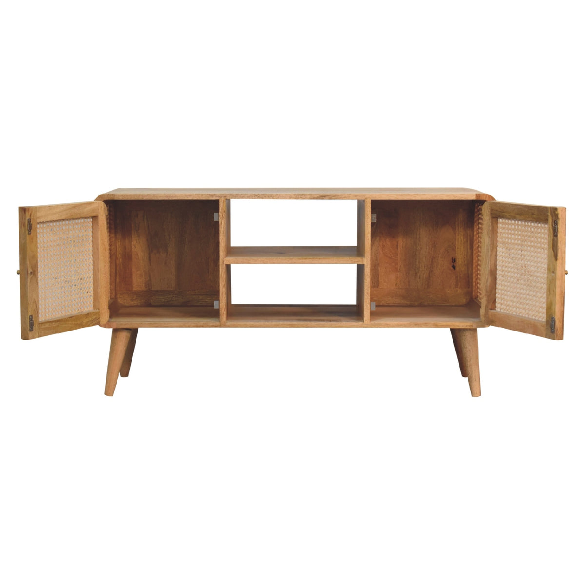 Larrisa Rattan & Mango Wood TV Media Unit