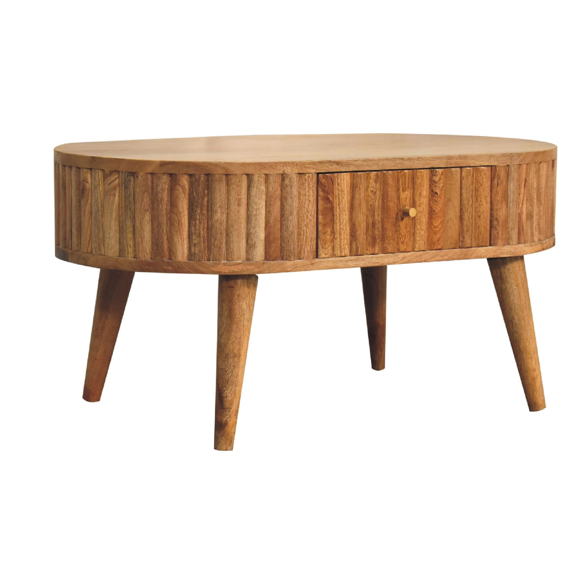 Stripe Small Mango Wood Coffee Table