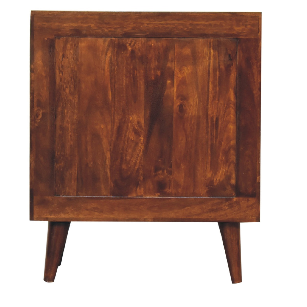 Chestnut Mango Pineapple Carved Cabinet