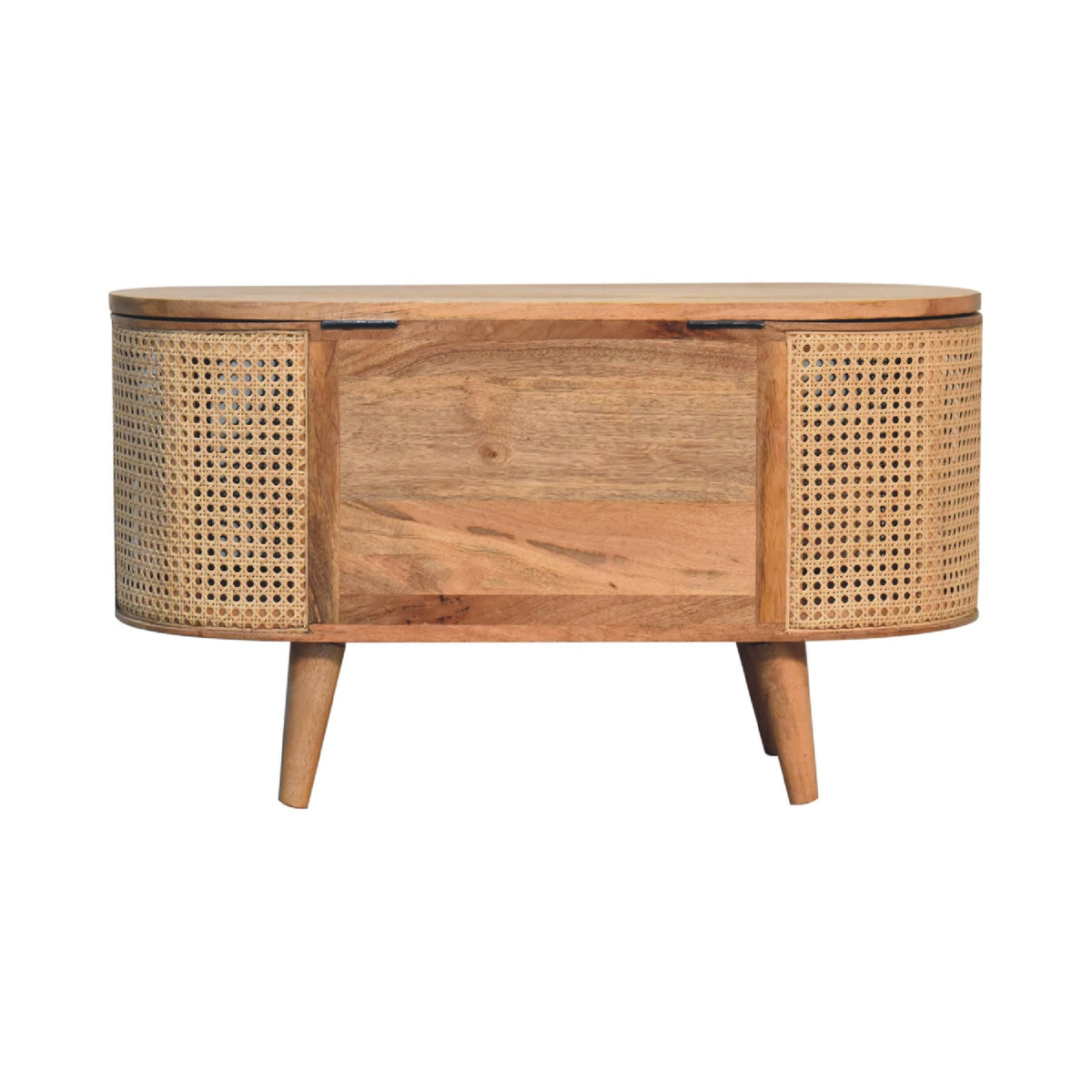 Larrisa Rattan and Mango Wood Storage Box