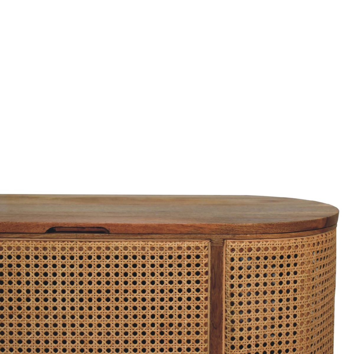 Larrisa Rattan and Mango Wood Storage Box