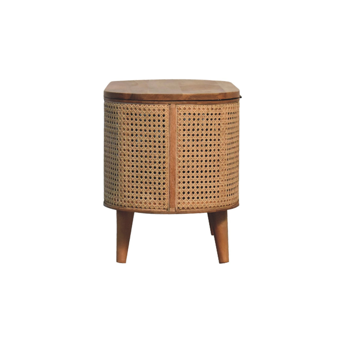 Larrisa Rattan and Mango Wood Storage Box