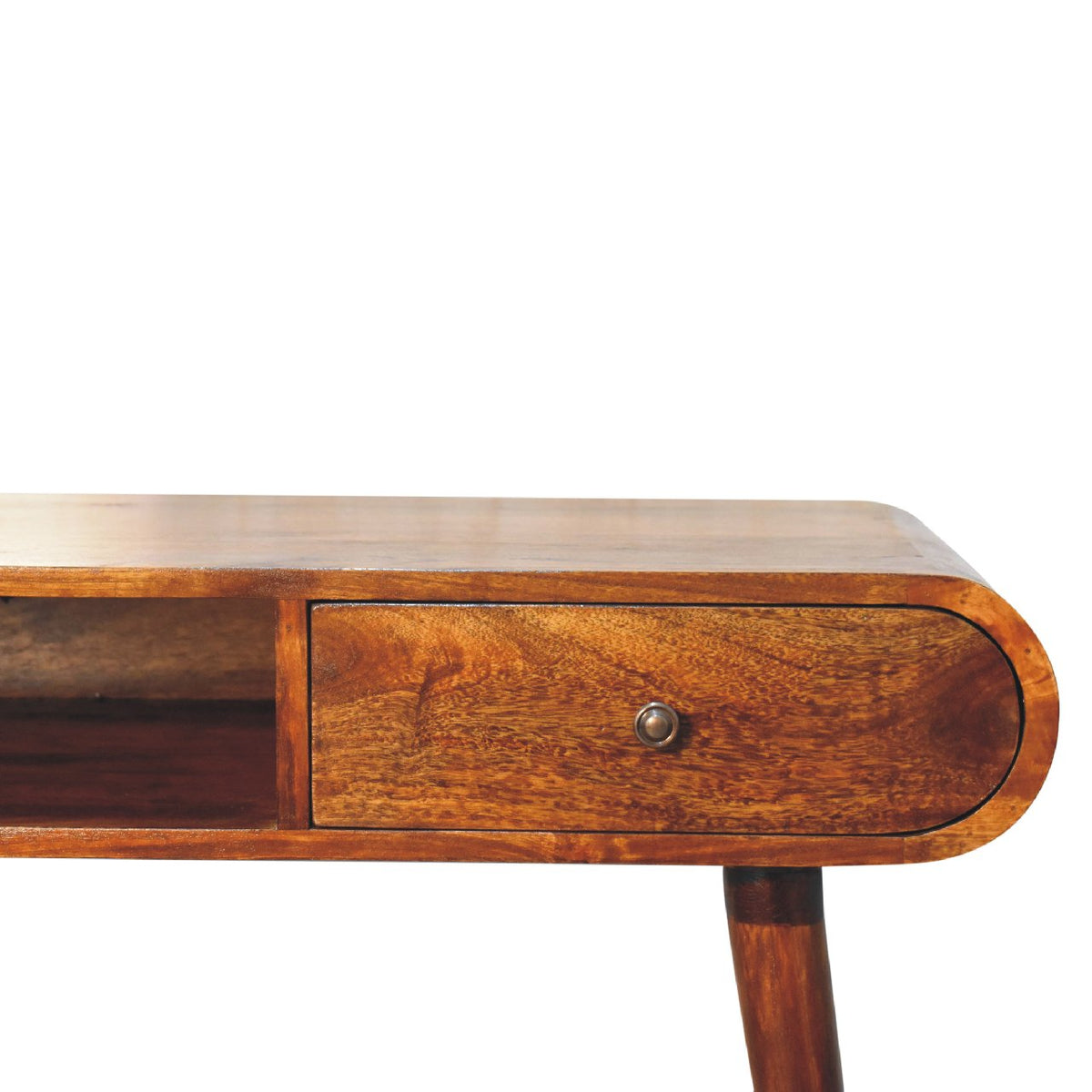 London Open Console Table Chestnut Mango Wood