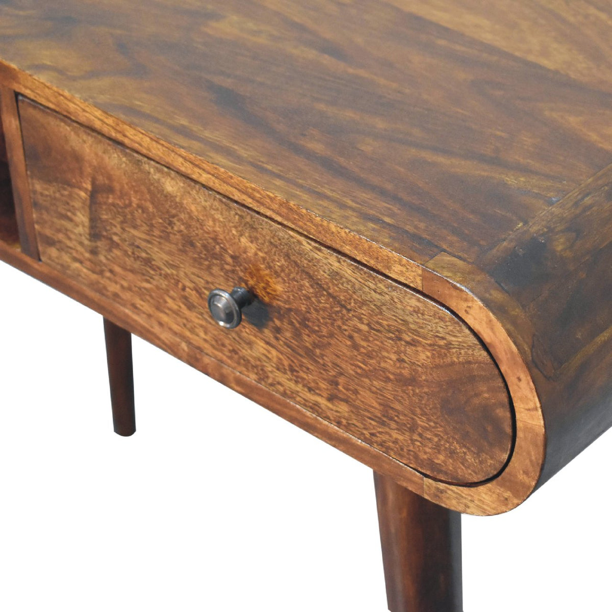 London Open Console Table Chestnut Mango Wood