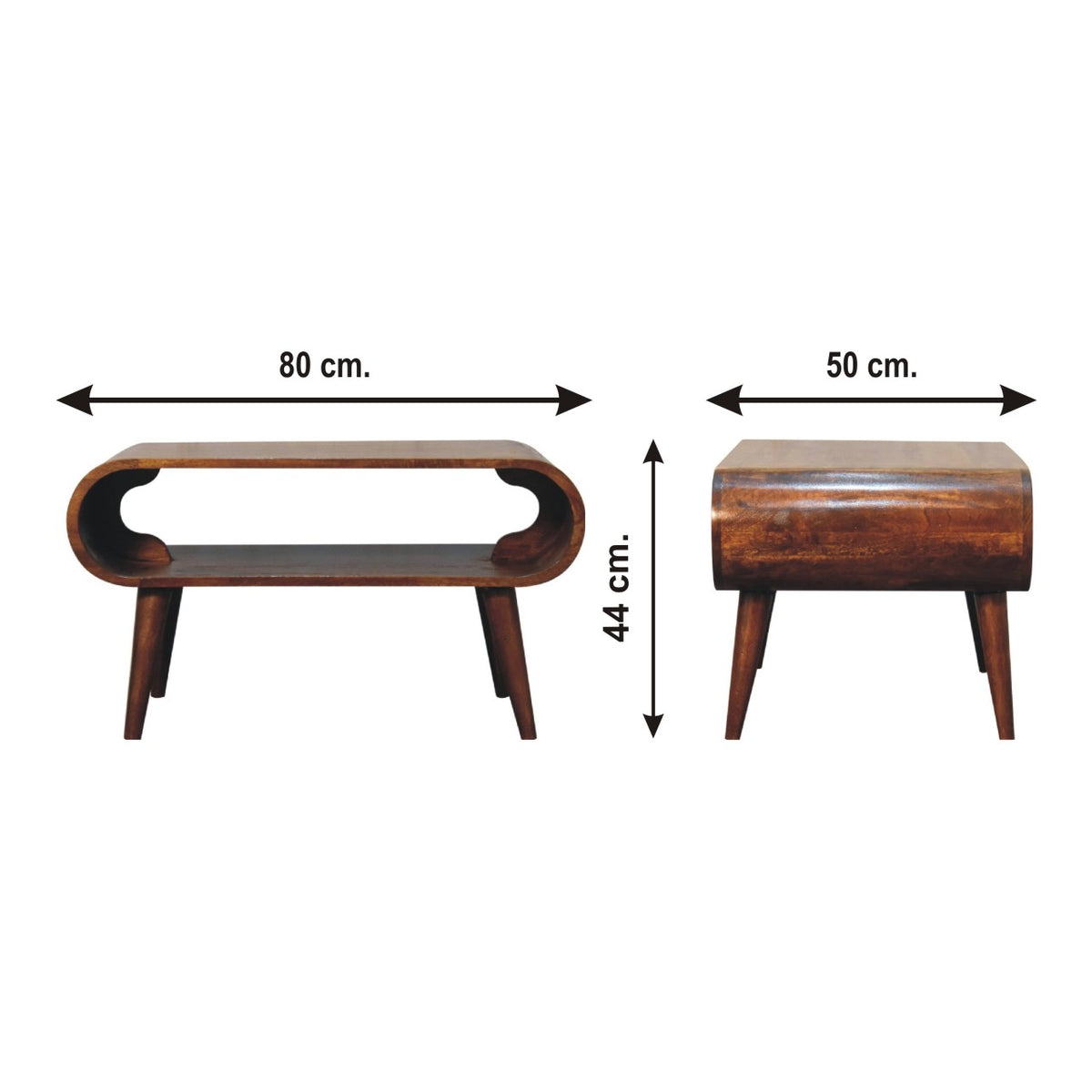 Chestnut Mango Wood Coffee Table