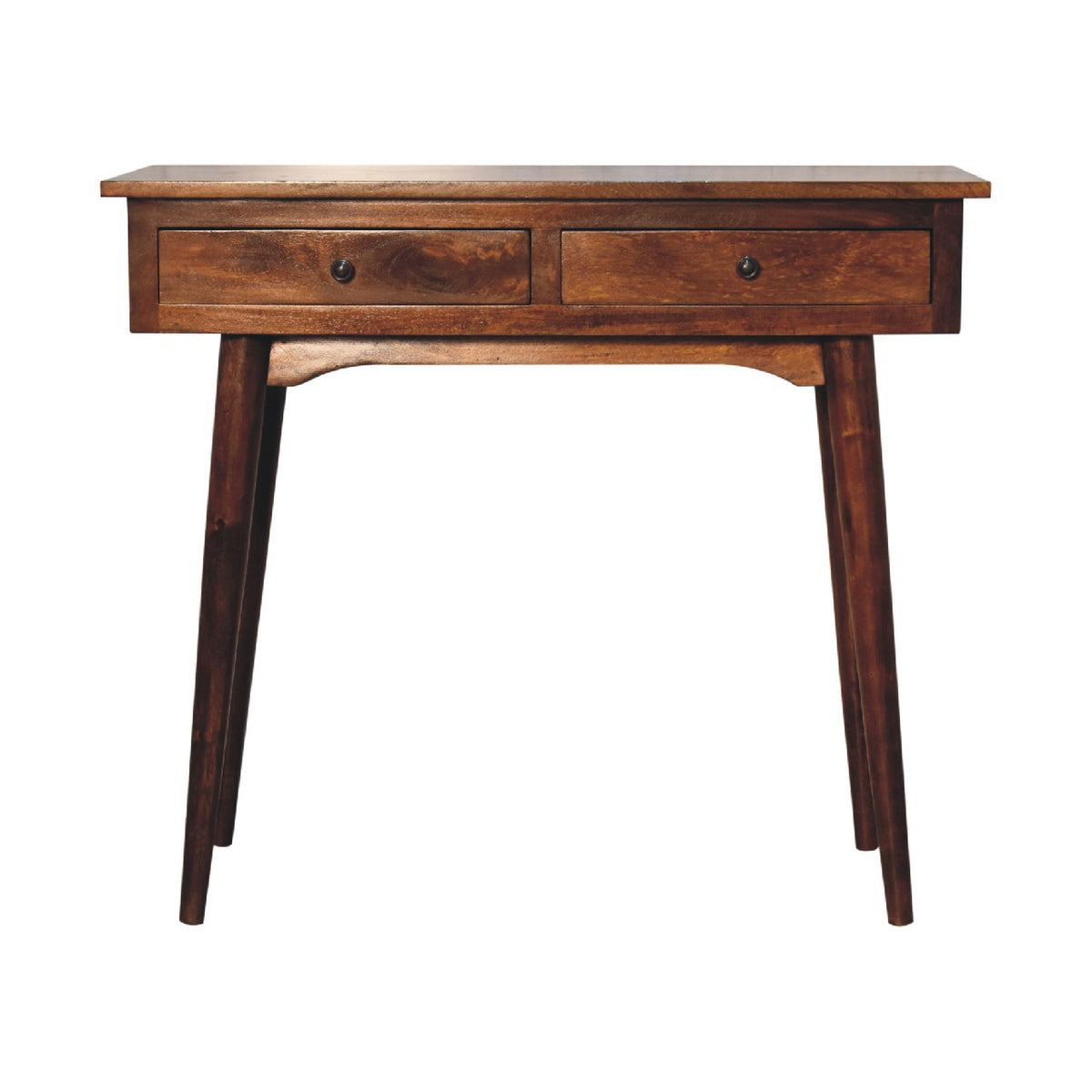 Chestnut Hallway Console Table, 2-Drawer