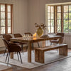 Idaho Mango Wood Dining Table in Natural