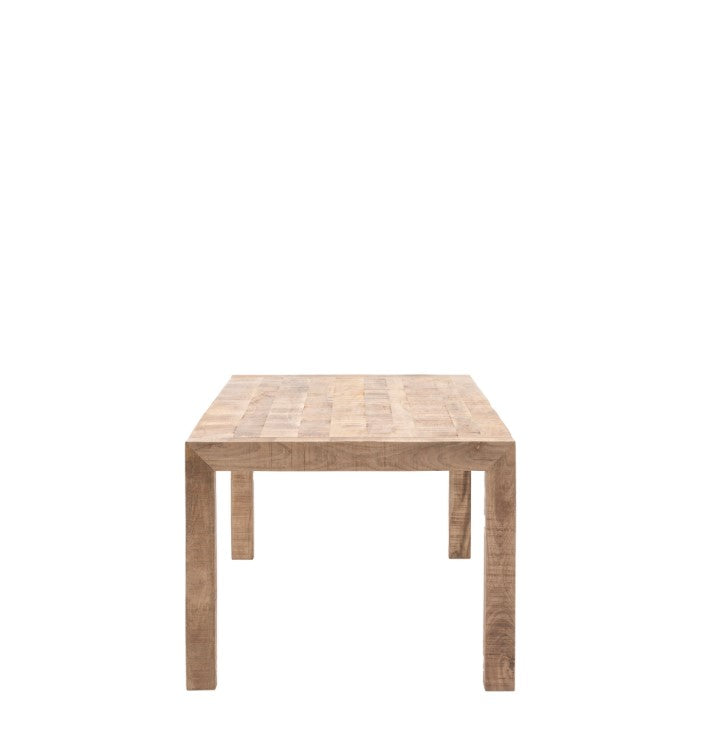 Idaho Mango Wood Dining Table in Natural