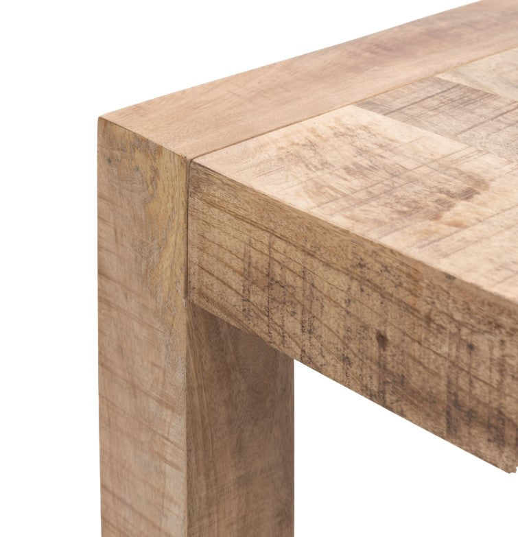 Idaho Mango Wood Dining Table in Natural