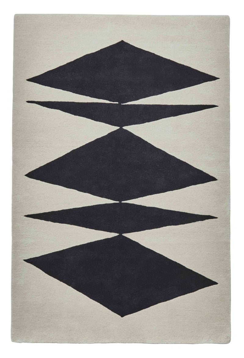 artisanal leaf tufted rug 2 sizes available