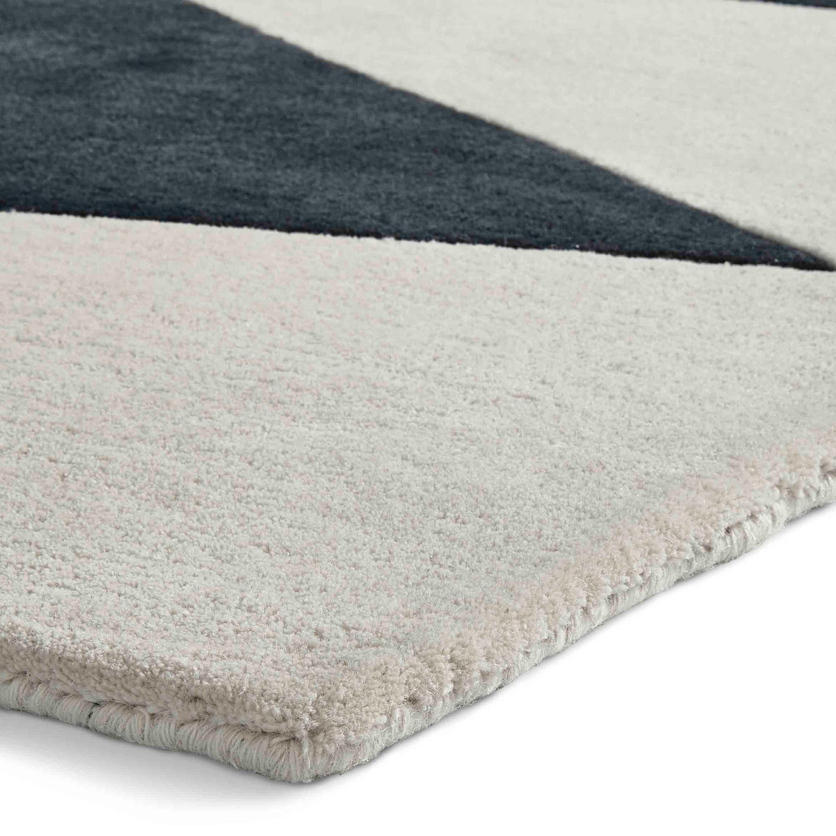 artisanal leaf tufted rug 2 sizes available