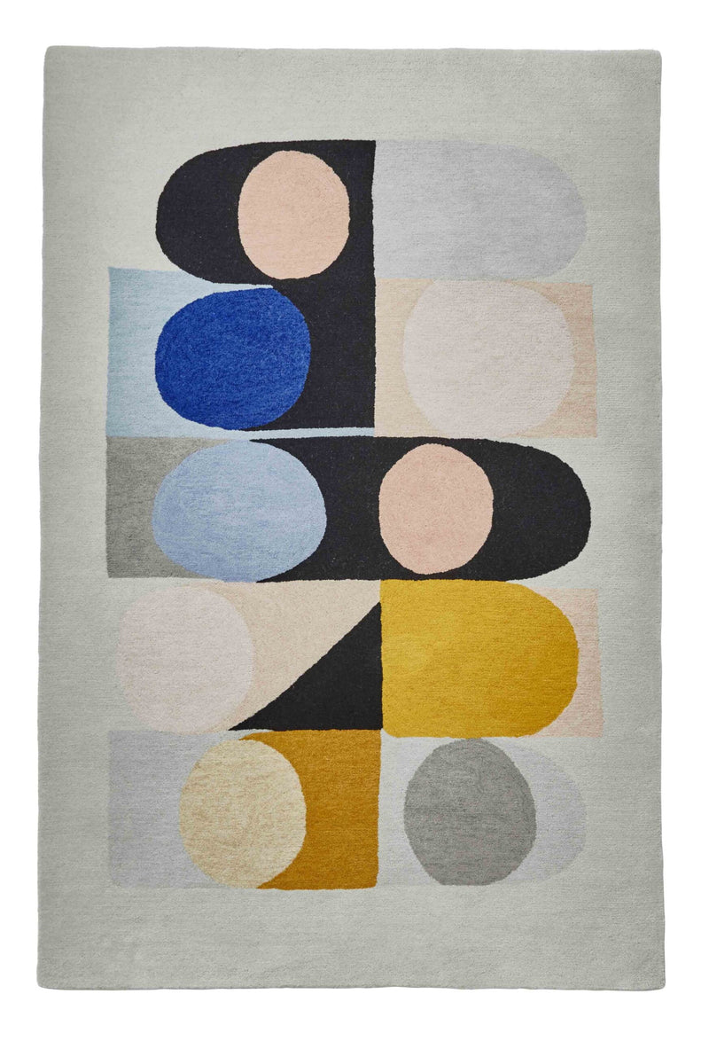 artisanal leaf tufted rug 2 sizes available