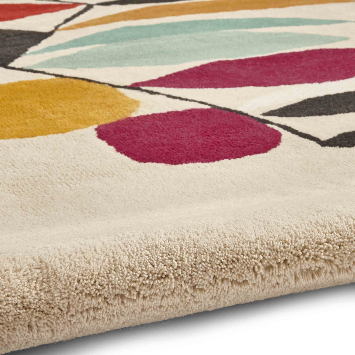 artisanal leaf tufted rug 2 sizes available