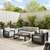 Isola Outdoor Lounge Set - Onyx - 5 Seater