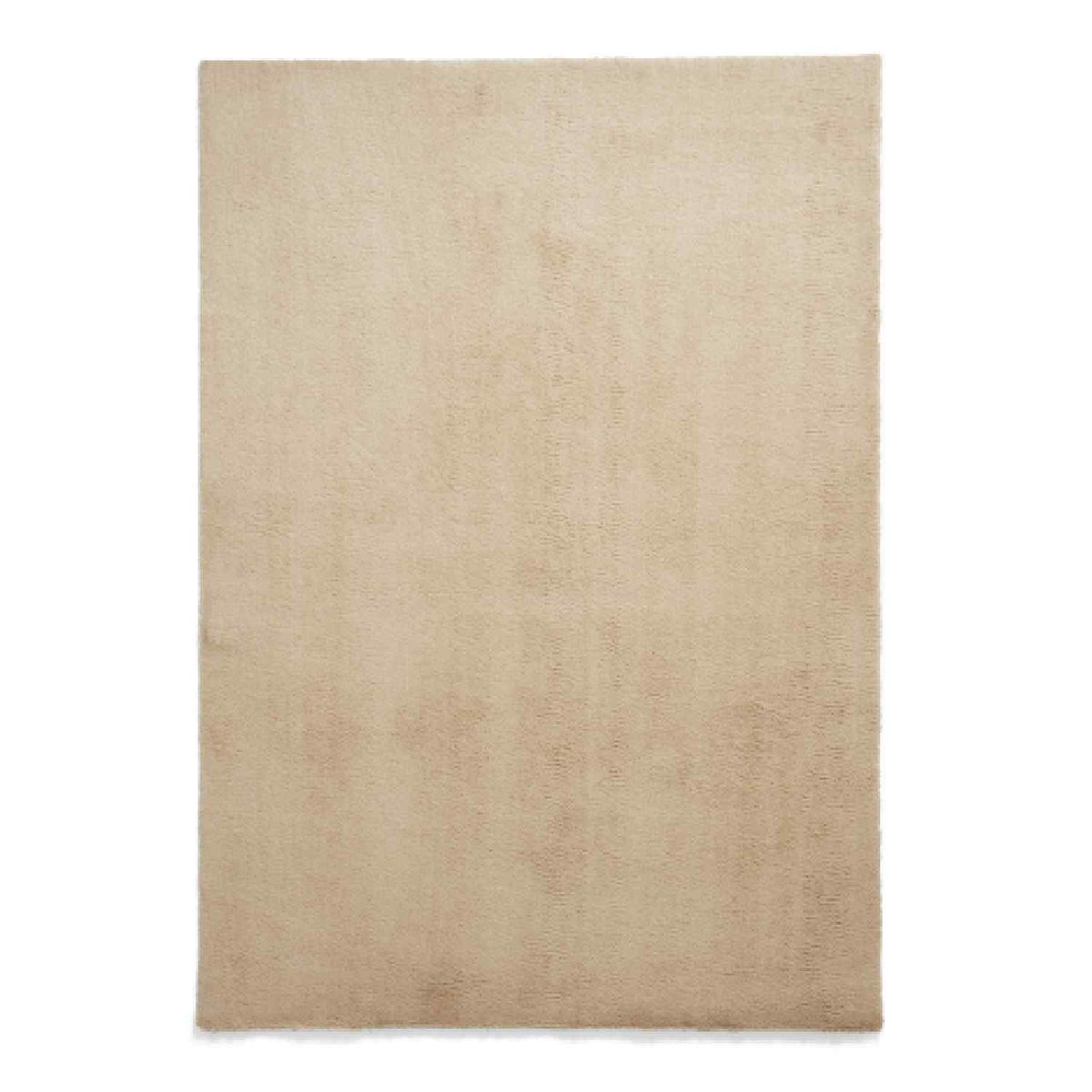 eco washable shaggy rug in beige 3 sizes available