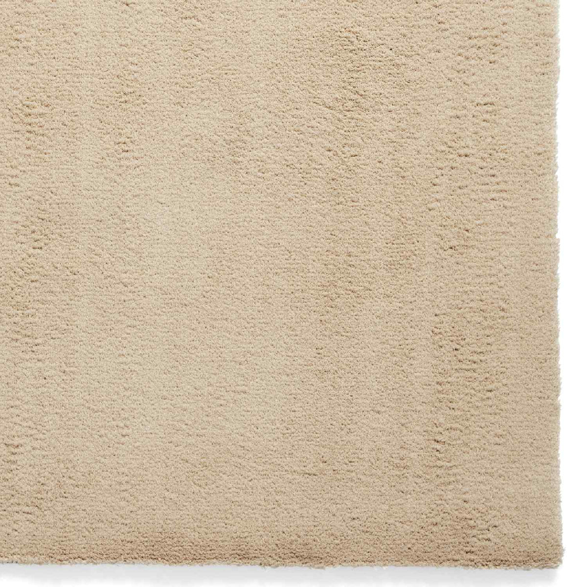 eco washable shaggy rug in beige 3 sizes available