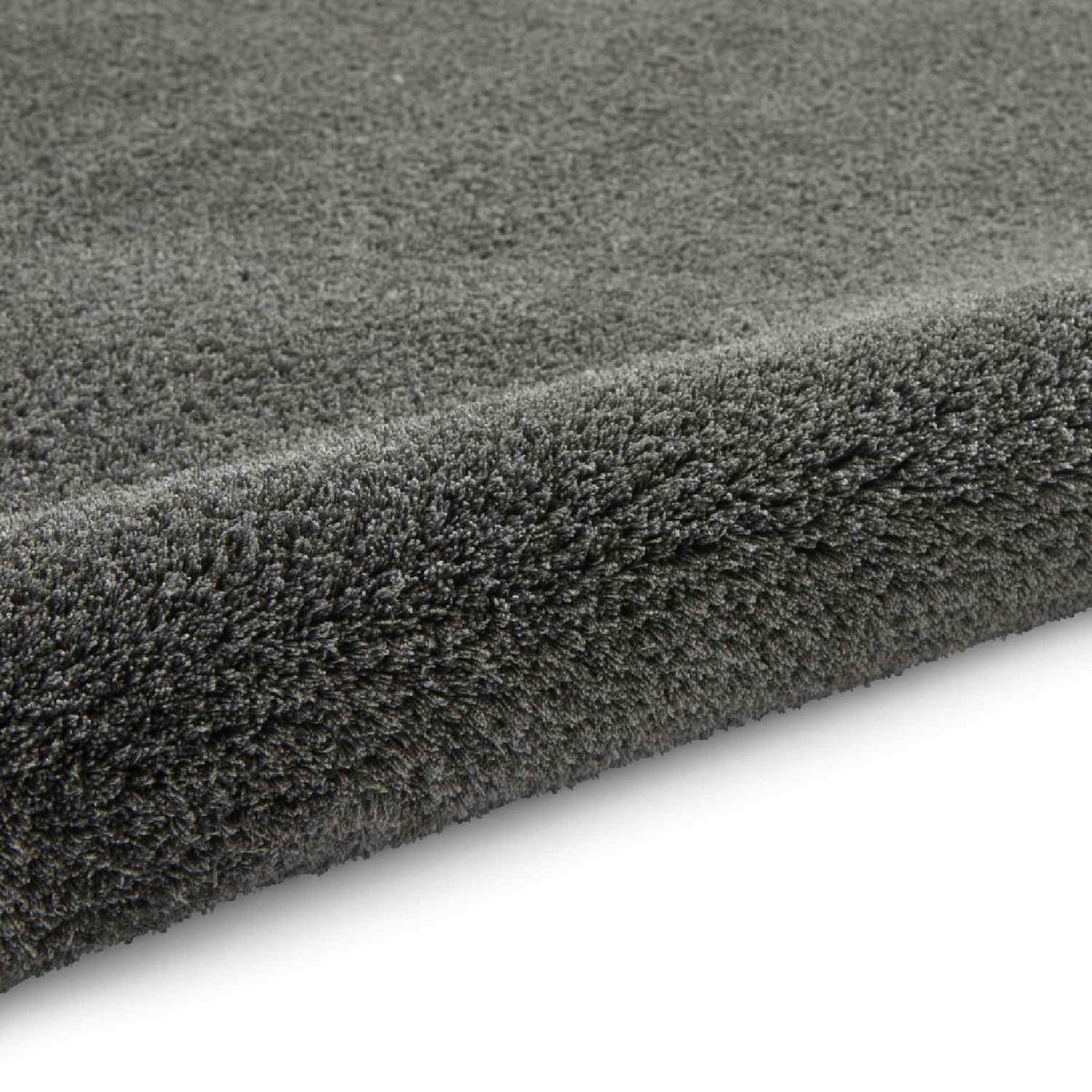 eco washable shaggy rug in charcoal 3 sizes available