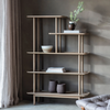 Kingham Open Display Unit Bookshelves Grey