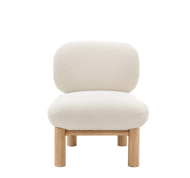 Kubu Chair in Boucle Vanilla