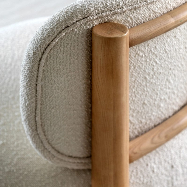 Kubu Chair in Boucle Vanilla
