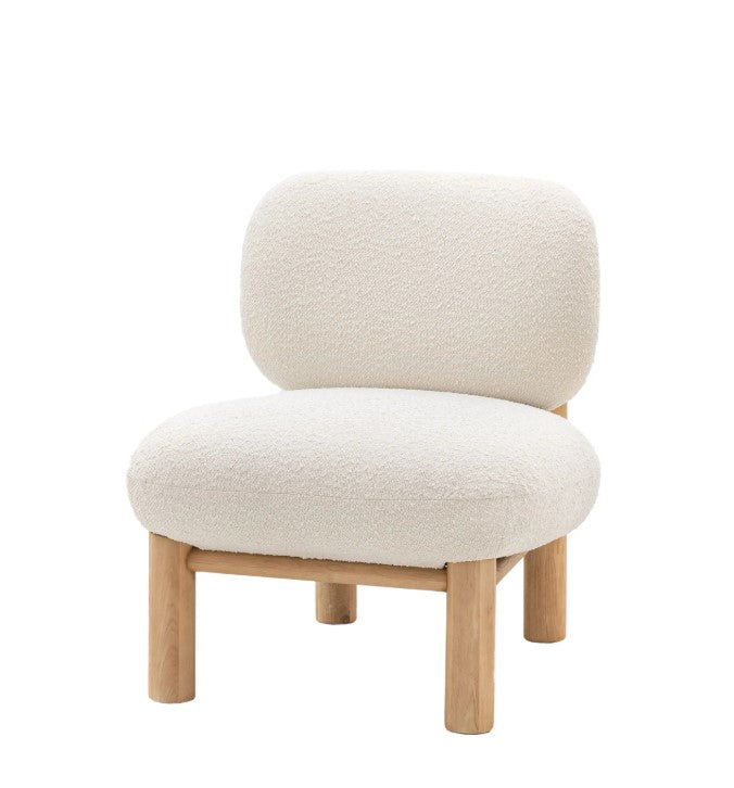 Kubu Chair in Boucle Vanilla