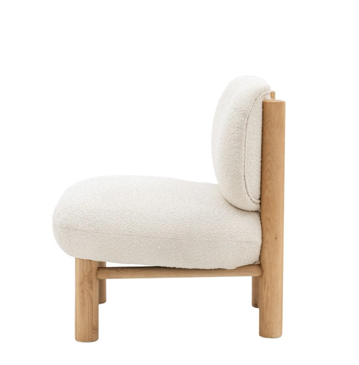 Kubu Chair in Boucle Vanilla